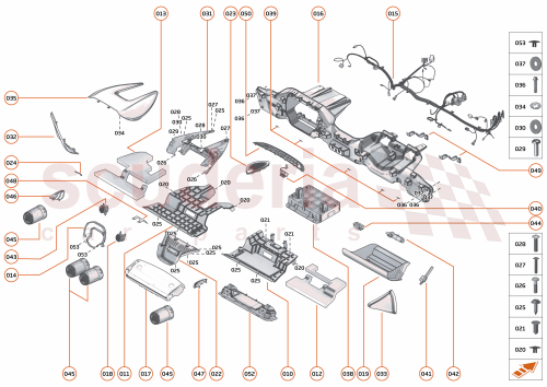 Part Diagram for McLaren 13MA105CP