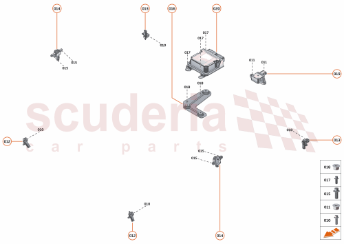 Part Diagram for McLaren 22MA016CP
