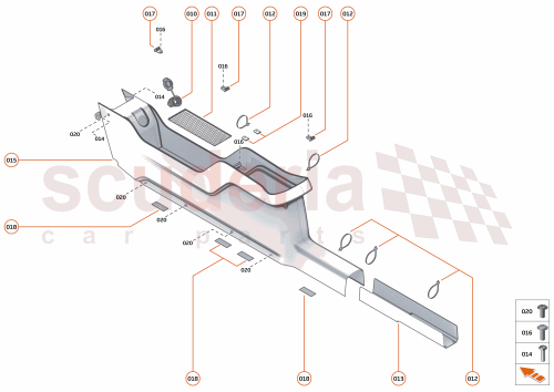 Part Diagram for McLaren 31NA004CP