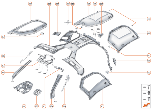 Part Diagram for McLaren 00RA523