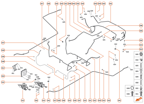 Part Diagram for McLaren 14BA010CP