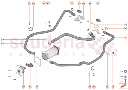 Part Diagram for McLaren 28FA009CP
