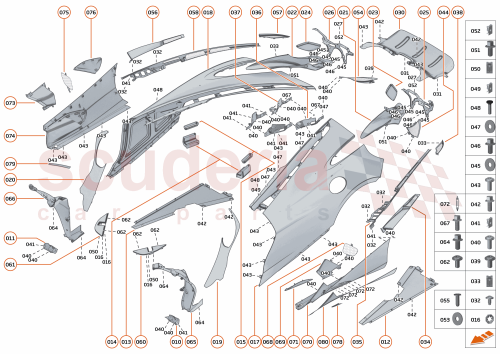 Part Diagram for McLaren 28AA754CP