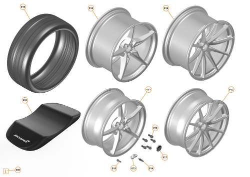 Part Diagram for McLaren 13AB113CP