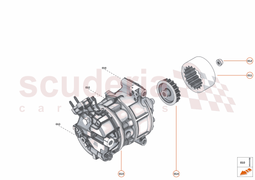 Part Diagram for McLaren 14MA100RP