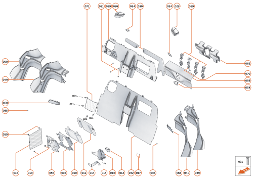 Part Diagram for McLaren 14NA330SP