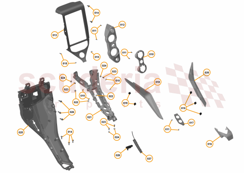 Part Diagram for McLaren 00RA464