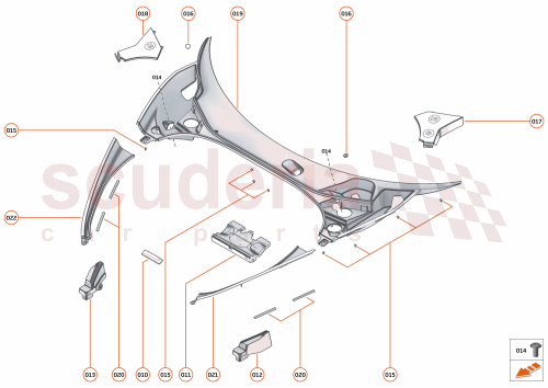 Part Diagram for McLaren 13A6082CP
