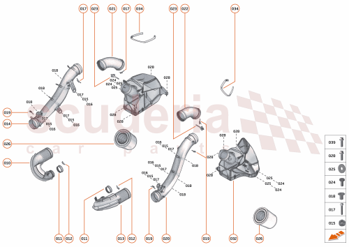 Part Diagram for McLaren 14FA340CP