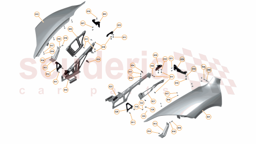 Part Diagram for McLaren 11A3506CP