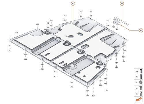 Part Diagram for McLaren 00RA182