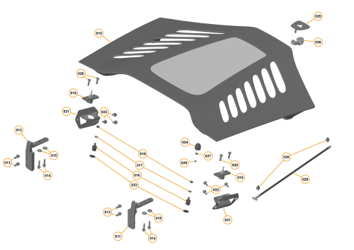 Part Diagram for McLaren 11A9971LP