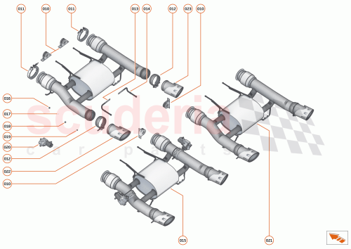 Part Diagram for McLaren 14HA038CP
