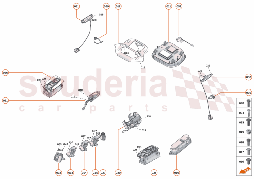 Part Diagram for McLaren 16MA936CP