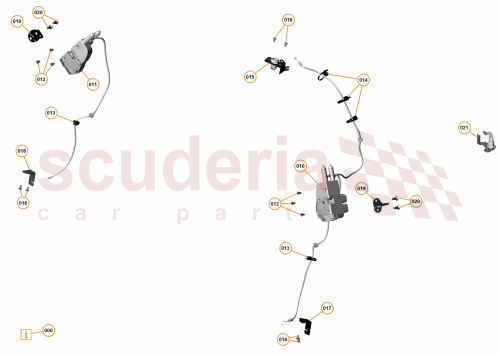 Part Diagram for McLaren 14F0360CP