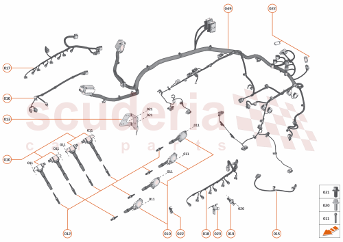 Part Diagram for McLaren 15FA018RP
