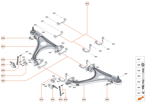 Part Diagram for McLaren 13BA490RP