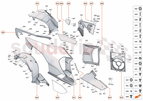 Part Diagram for McLaren 15AA565RP