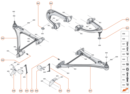 Part Diagram for McLaren 00RX031