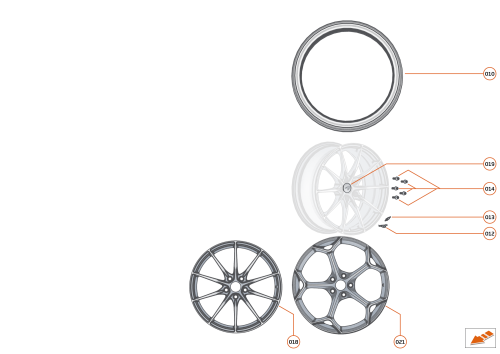 Part Diagram for McLaren 13B1280CP