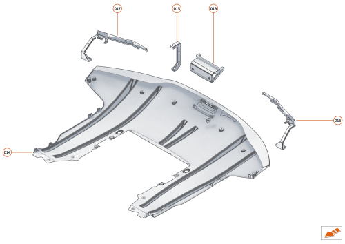 Part Diagram for McLaren 22AA623GP