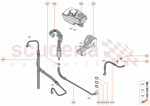 Part Diagram for McLaren 26DA038SP