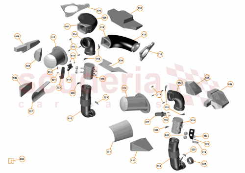 Part Diagram for McLaren 11F0020CP