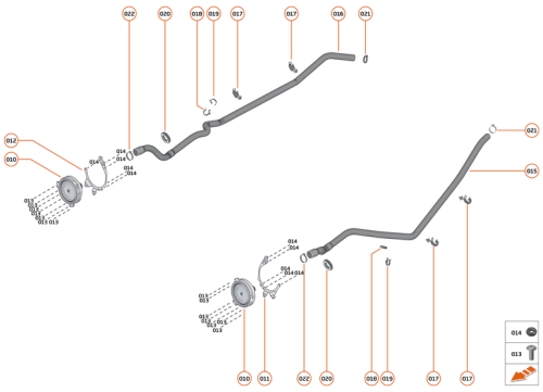 Part Diagram for McLaren 00RG017