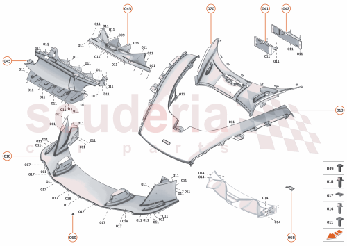 Part Diagram for McLaren 14NB400CP