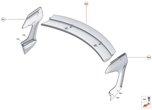 Part Diagram for McLaren 15AA555RP