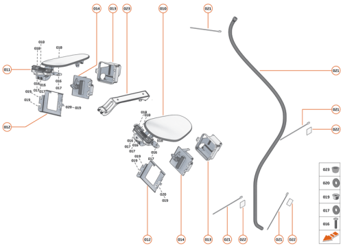 Part Diagram for McLaren 23AE961CP