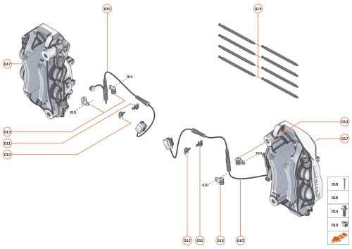Part Diagram for McLaren 13CA116CP