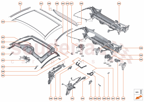 Part Diagram for McLaren 14AB590SP