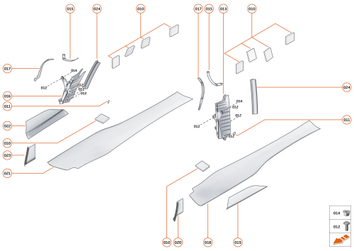Part Diagram for McLaren 14AB691SP