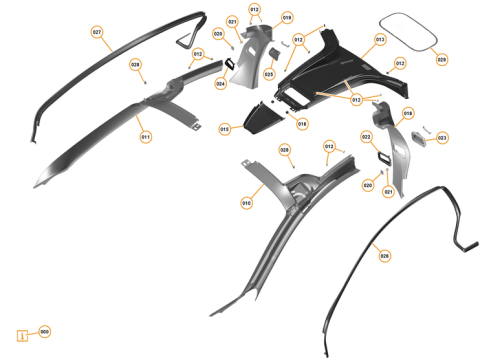 Part Diagram for McLaren 11N2357CP
