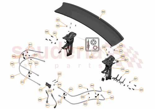 Part Diagram for McLaren 11A2285CP