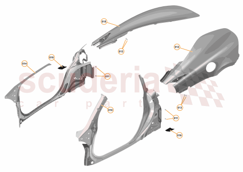 Part Diagram for McLaren 13AA181SP