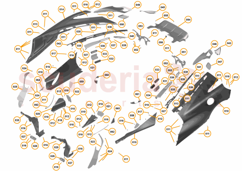 Part Diagram for McLaren 00RA143