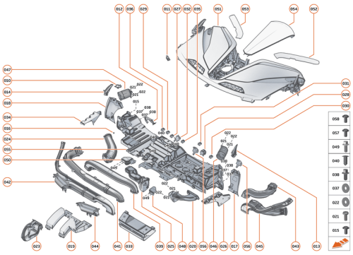 Part Diagram for McLaren 23NA539CP