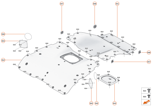 Part Diagram for McLaren 22AB717GP