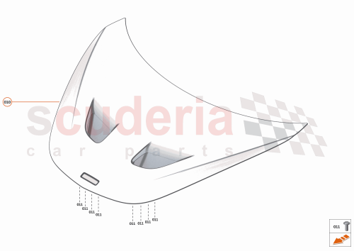 Part Diagram for McLaren 31AA047CP