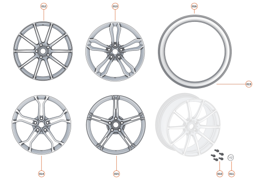 Part Diagram for McLaren 11B0669CP