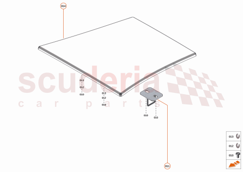 Part Diagram for McLaren 13A6801CP