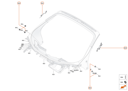 Part Diagram for McLaren 11A3464CP