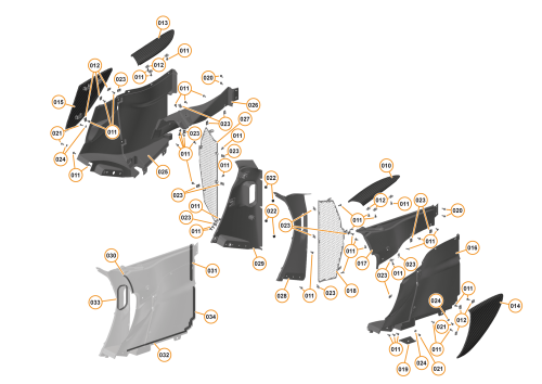 Part Diagram for McLaren 13A5386CP