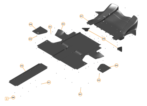 Part Diagram for McLaren 00RA327