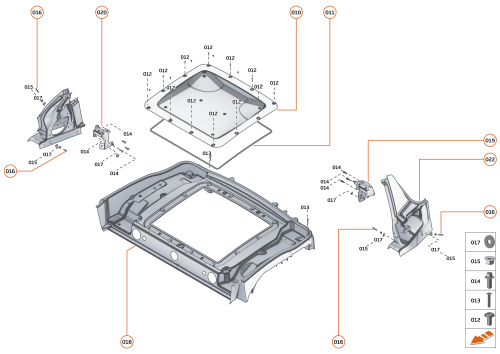 Part Diagram for McLaren 14A2716SP