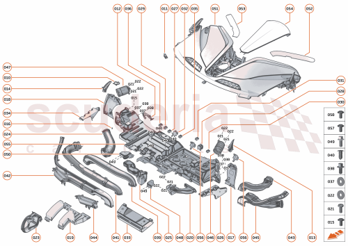 Part Diagram for McLaren 13NA058CP