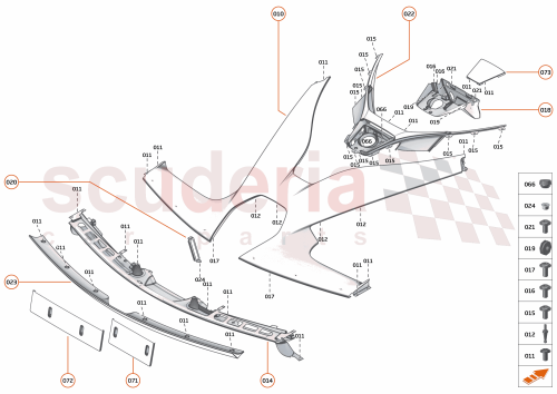 Part Diagram for McLaren 14AD077CP