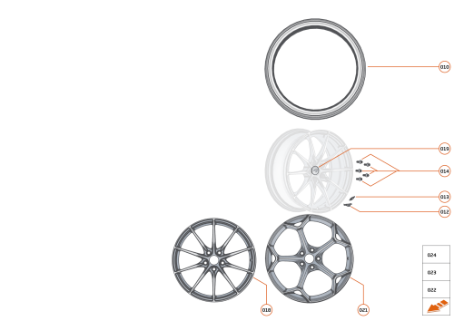 Part Diagram for McLaren 13B0997CP